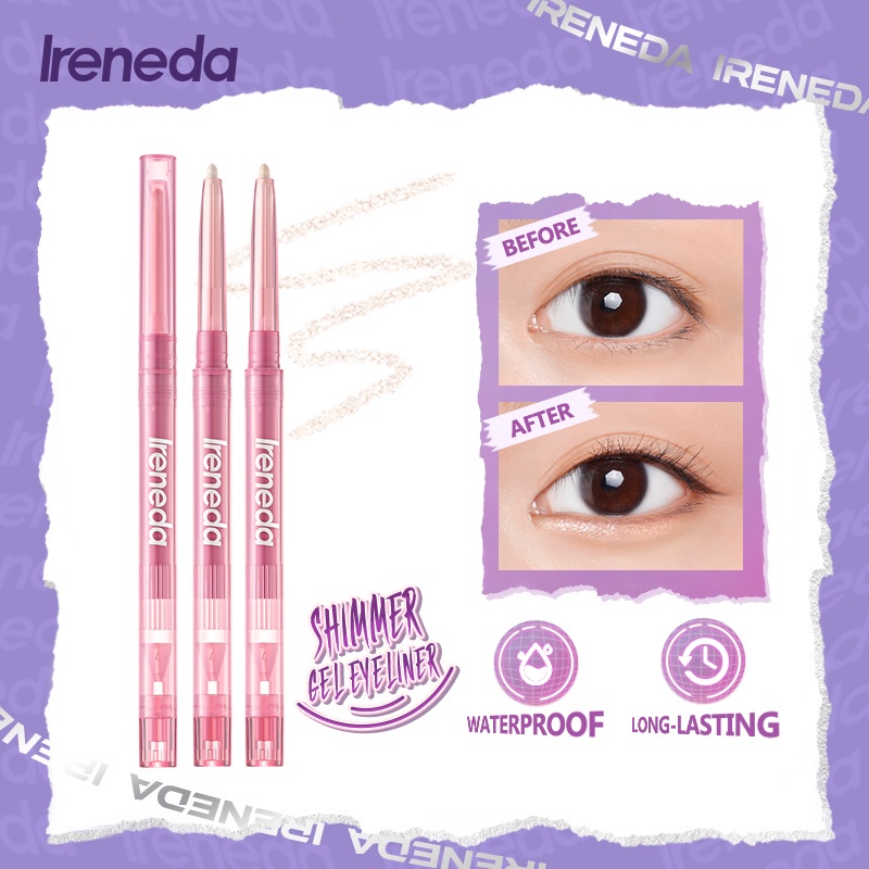 Ireneda Eyeshadow Stick Shimmer Creamy Eyeshadow Ireneda Eyeshadow Pencil Glitter Eyeshadow High Pigmented