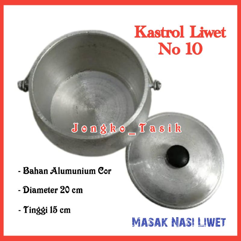 Panci Liwet / Kastrol Liwet Alat Masak Sunda Khas Tasikmalaya