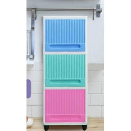 

Lemari Pakaian / Lemari Plastik / Club Flip susun 3 serbaguna stock ready