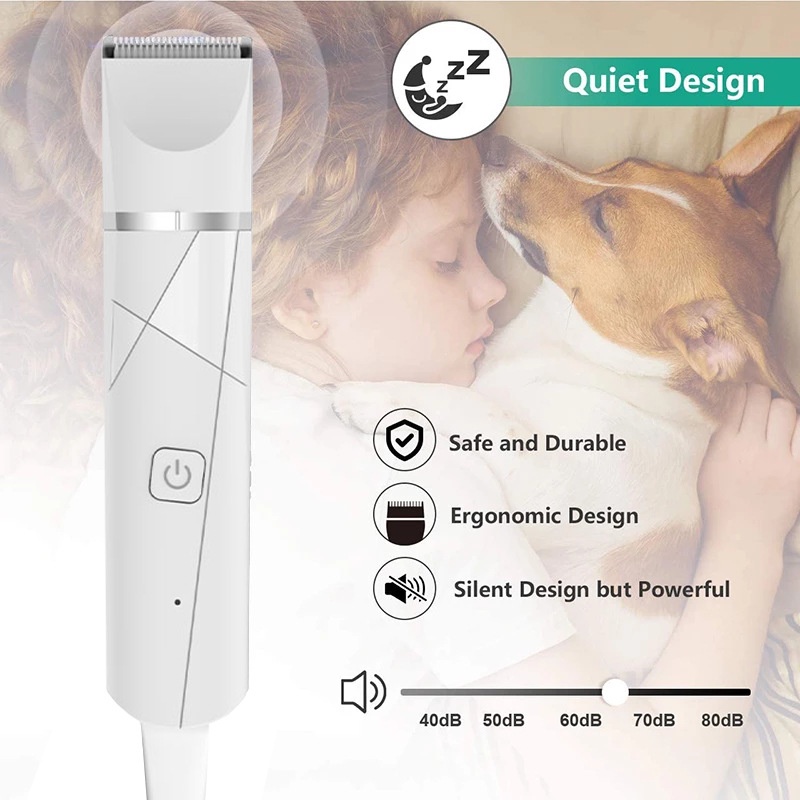 Alat Pencukur Bulu Hewan Peliharaan Pet Clipper Shaving Electric 4in1 Pemangkas Rambut Anjing Gunting Kuku Kucing Manicure Pedicure Polished Machine Shaver