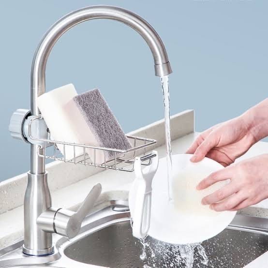 barokah gamis Faucet Rak (Beli 1 Gratis 1) rak wastafel Kitchen Sink dapur