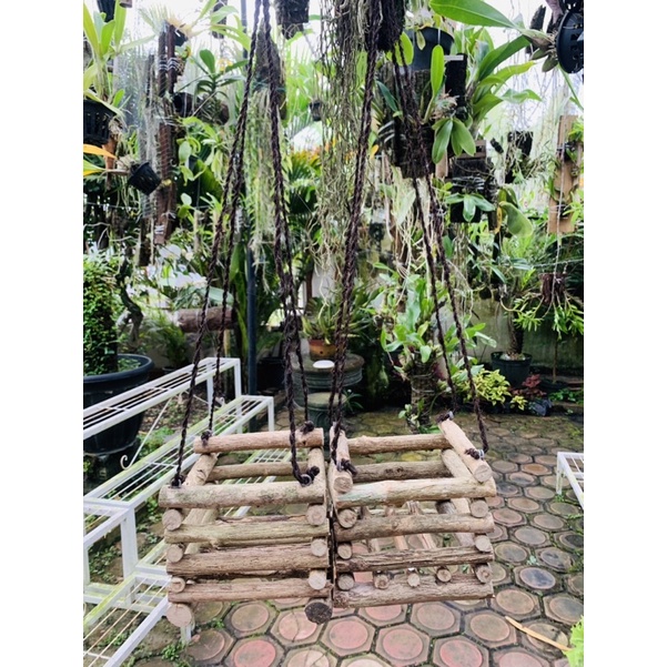 3 POT KAYU KOPI GANTUNG