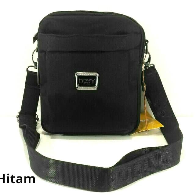 Tas selempang kecil Pria, merk Polo Dany - Cokelat