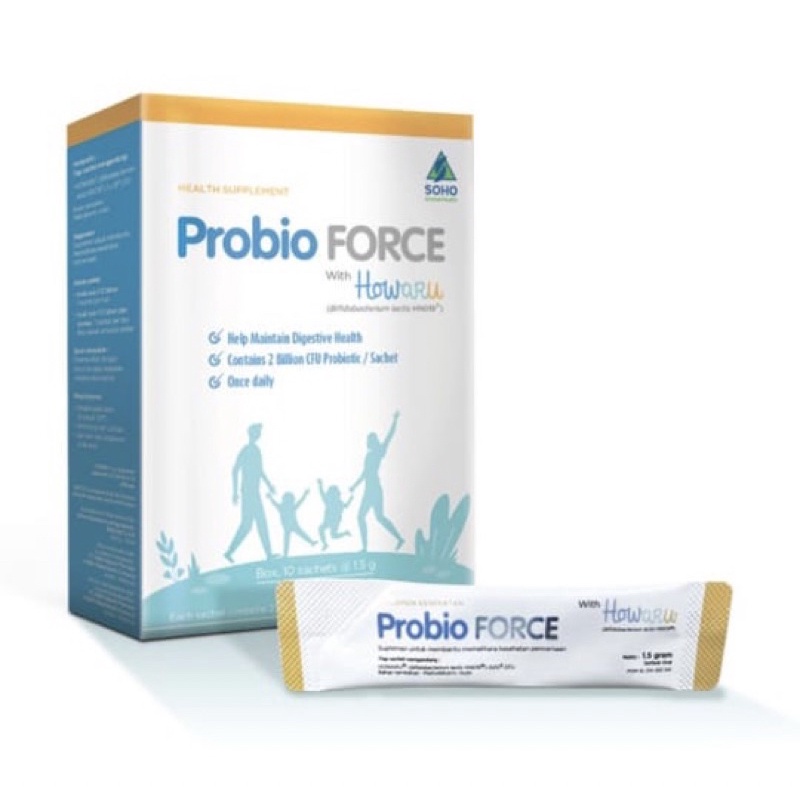 Probio force with howaru box 10 sachet ( kesehatan pencernaan )