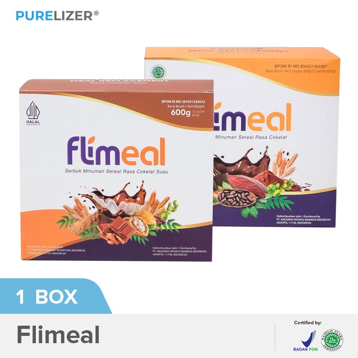 

Sereal Flimeal Minuman Sereal Instant Flimmeal Makanan Diet Vegan Super Food
