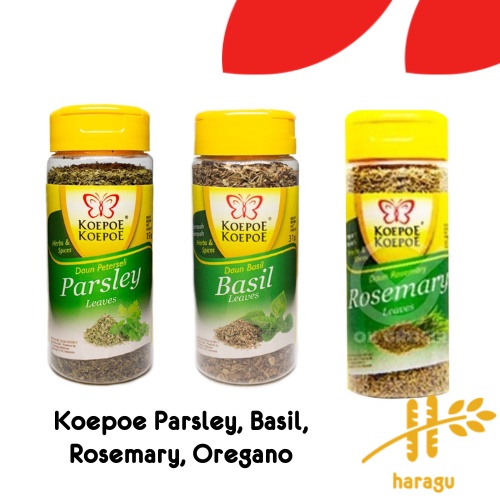 

Koepoe Koepoe Daun Bubuk Kering Rosemary/Parsley/Oregano/Basil Leaves Rempah Botol