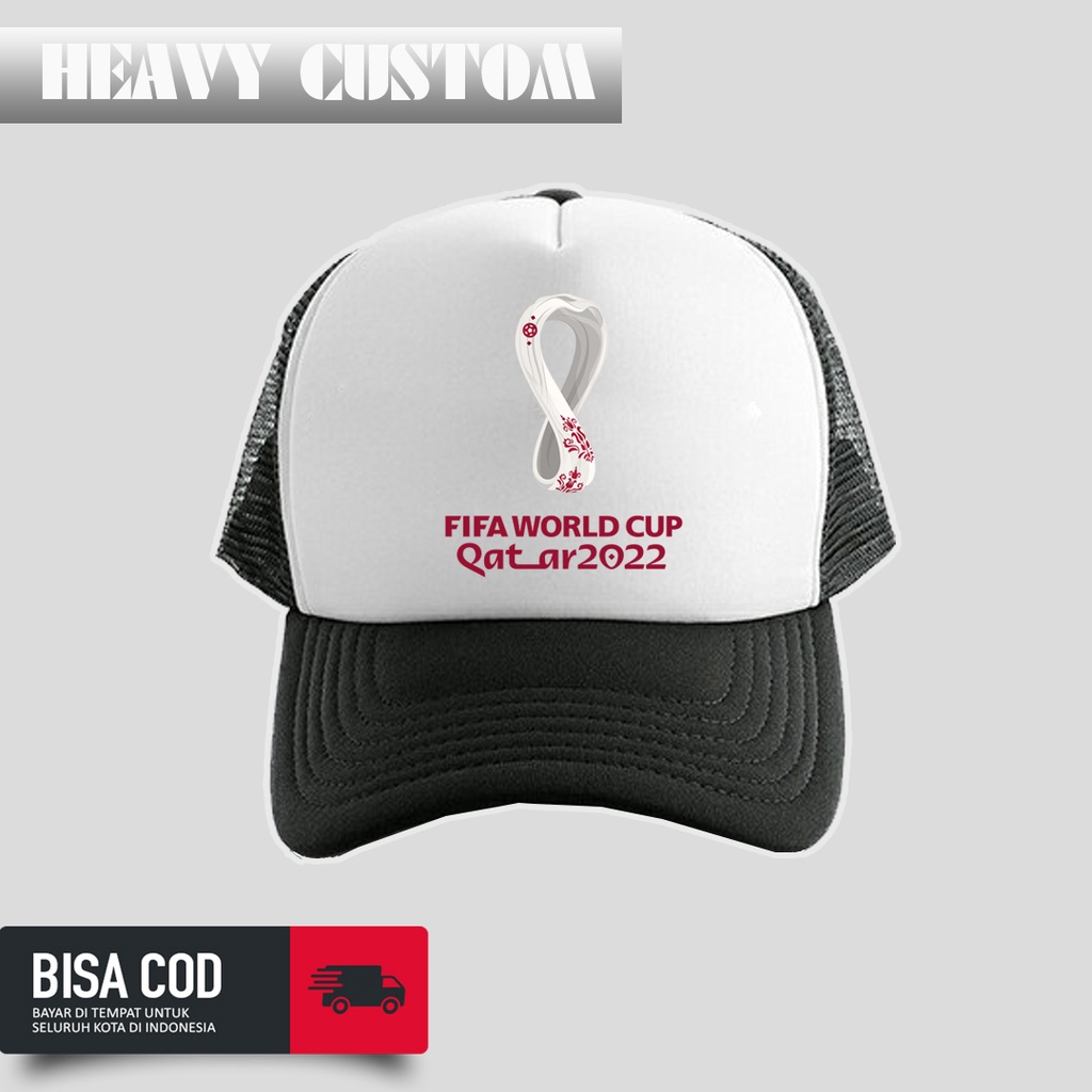 TOPI JARING PIALA DUNIA 2022 / TOPI TRUCKER PIALA DUNIA QATAR 2022 / PIALA DUNIA 2022