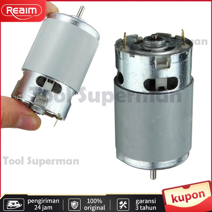 Tool superman 24V/12V Dinamo Motor Alat Mesin Potong Rumput  listrik Rumput Baterai Batery Cordless aksesoris mesin pemotong rumput segitiga bor