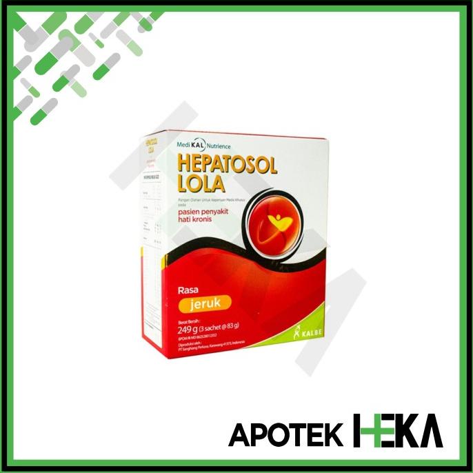 

Hepatosol Lola Jeruk 249 gram - Nutrisi Kesehatan Hati Spesifik