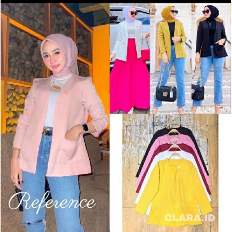 BLAZER WANITA SCUBA PREMIUM