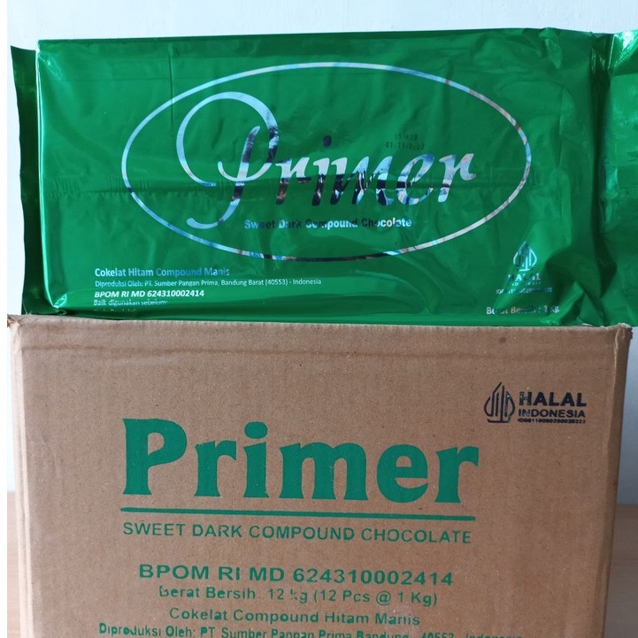 Jual PRIMER Sweet Dark Compound Chocolate 1KG/ Coklat Batang PRIMER