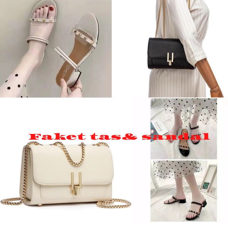 paket TAS dan sandal kekinian