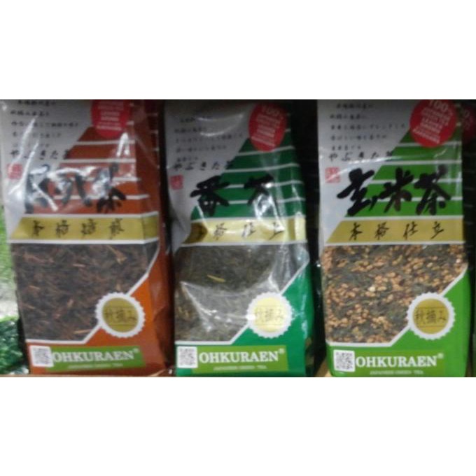 

Ohkuraen Japanese Green Tea Bancha 200g Teh Hijau Jepang