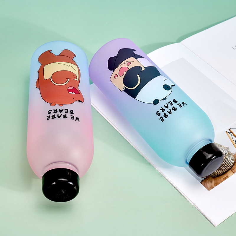 JAVASHOP Botol Minum 1 Liter We babe Bears Dengan Motif Beruang Gradasi