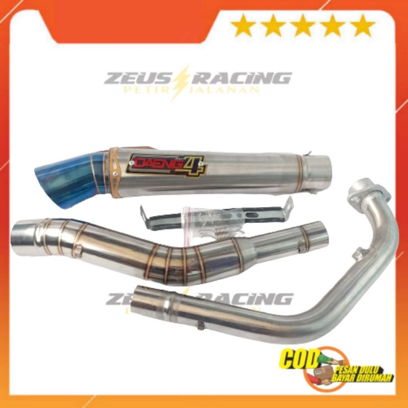 Knalpot daeng sai4 knalpot racing daeng knalpot motor daeng sai4 knalpot daeng murah sonic satria fu
