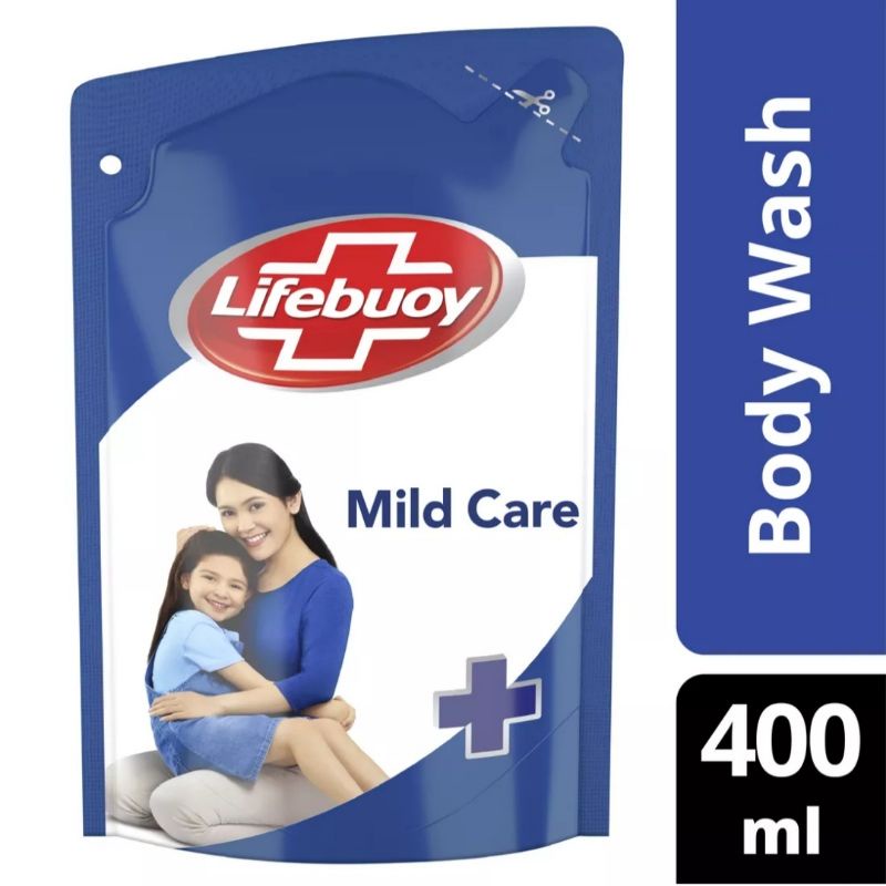 LIFEBUOY Sabun Mandi Cair Mild Care Pouch 400ml