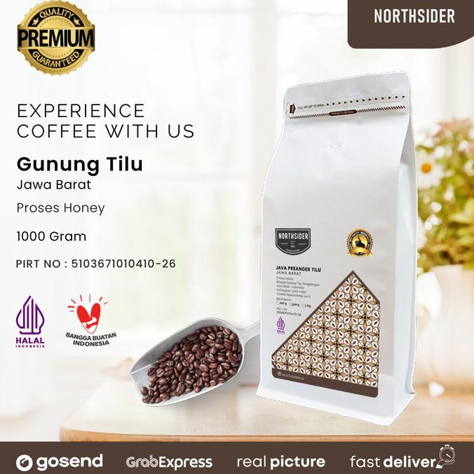 

BIJI KOPI ARABIKA JAVA PREANGER TILU HONEY 1KG NORTHSIDER COFFEE