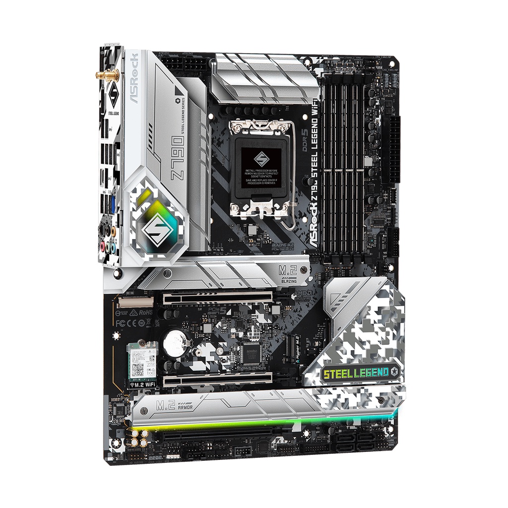 ASROCK Z790 STEEL LEGEND WIFI | MOTHER BOARD INTEL LGA1700 DDR5 ATX