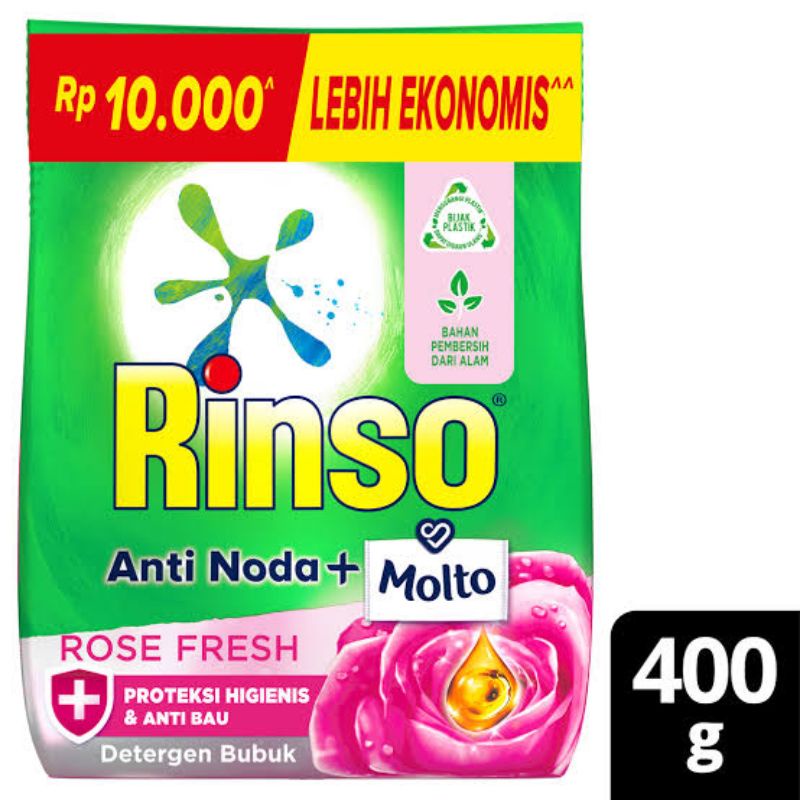 Rinso Molto 10000 Rose Fresh 400G