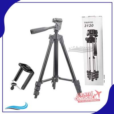 Jual Tripod Black Holder Tripod Hp Tripod Tinggi Bahan Aluminium Kokoh Ga Gampang Patah