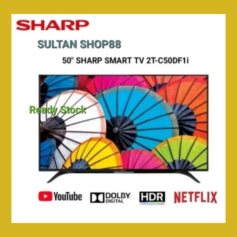 SHARP LED SMART TV 2TC50DF1I 50 INCH FULL HD DIGITAL TV 2TC50DF1