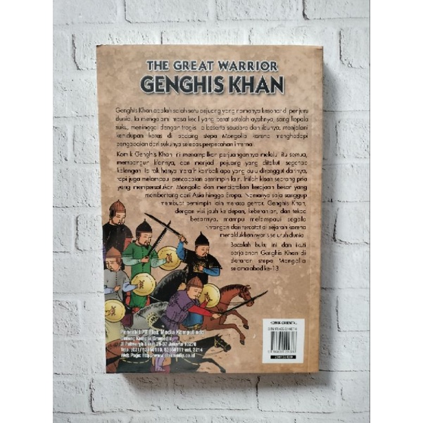 buku bekas edisi komik Genghis Khan