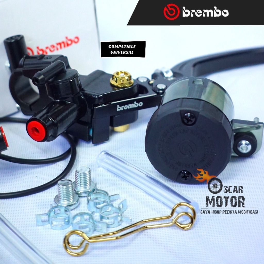 MASTER REM BREMB RCS 98 TABUNG BIG BREMB 2 TABUNG SET KIRI KANAN PCX NMAX XMAX ADV AEROX NEW UNIVERSAL   By Mega_Racing