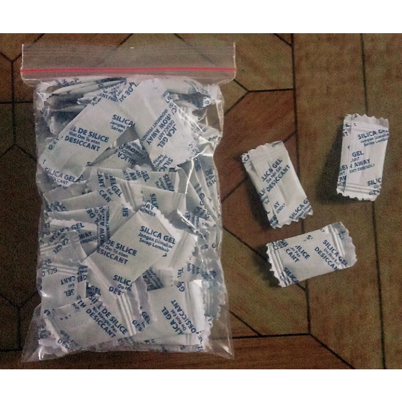 Jual Silica Gel Natural Sachet Gr Harga Per Pack Isi Sachet Food Grade Shopee