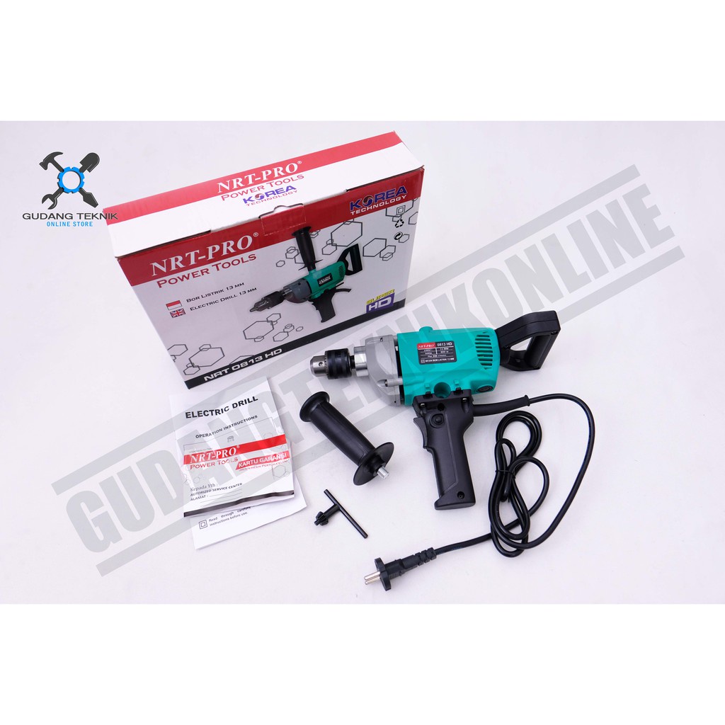 Mesin Bor Listrik 13mm 0813HD NRT / Electric Drill 13 mm 0813 HD NRT PRO