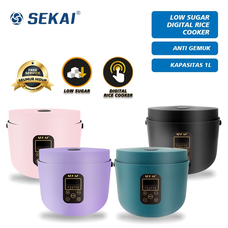 SEKAI Rice Cooker Digital Low Sugar CMW 720 LS