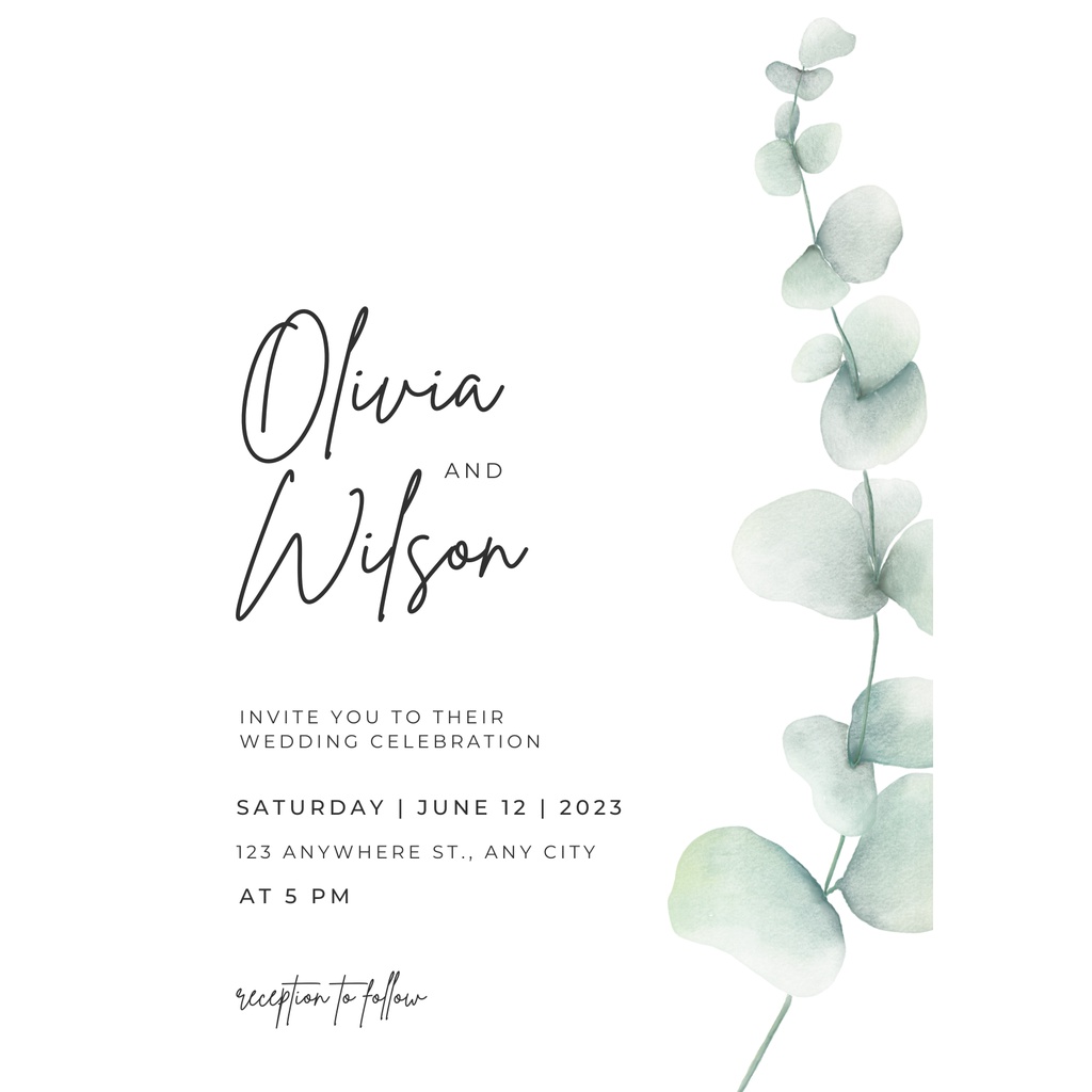 Kartu Undangan Nikah digital, Digital Wedding Invitation, ultah, semua event