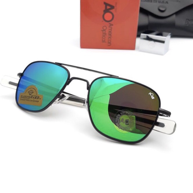 Kacamata American Optical AO Skymaster Pilot Diamond Hitam Toska