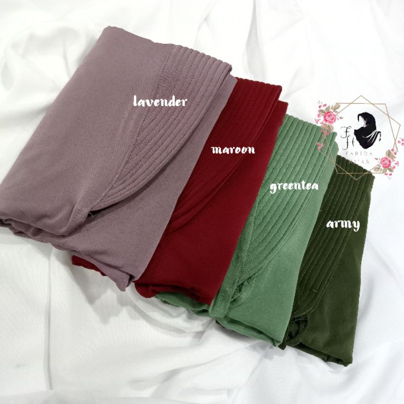 Pashmina instant Ped jersey oval belakang // pashmina oval jersey