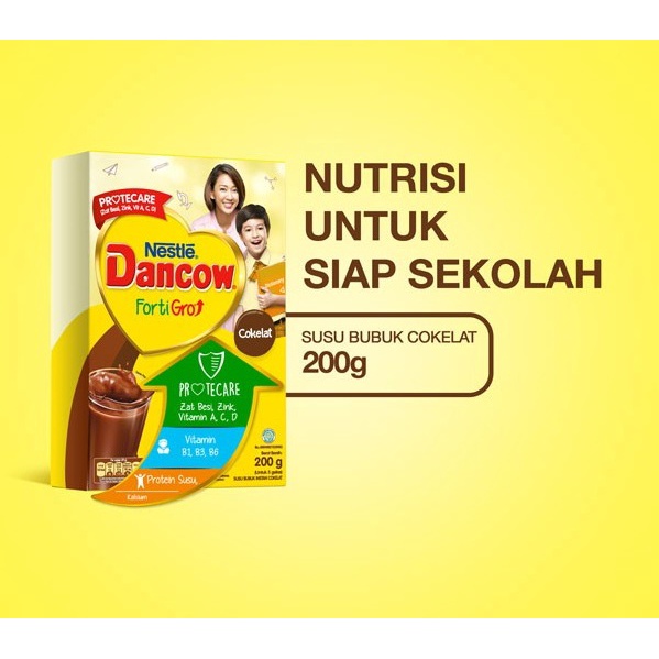 

DANCOW FORTIGRO INSTAN/COKLAT/FULL CREAM 200G