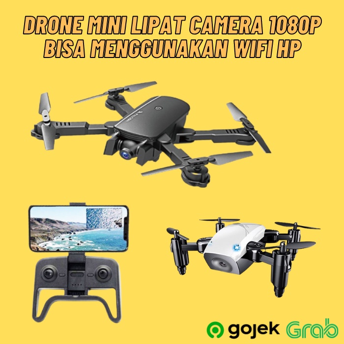 Quadcopter Drone Mini Pocket Foldable WiFi FPV Dual Kamera Camera 1080P Optical Flow Sensor Gesture 