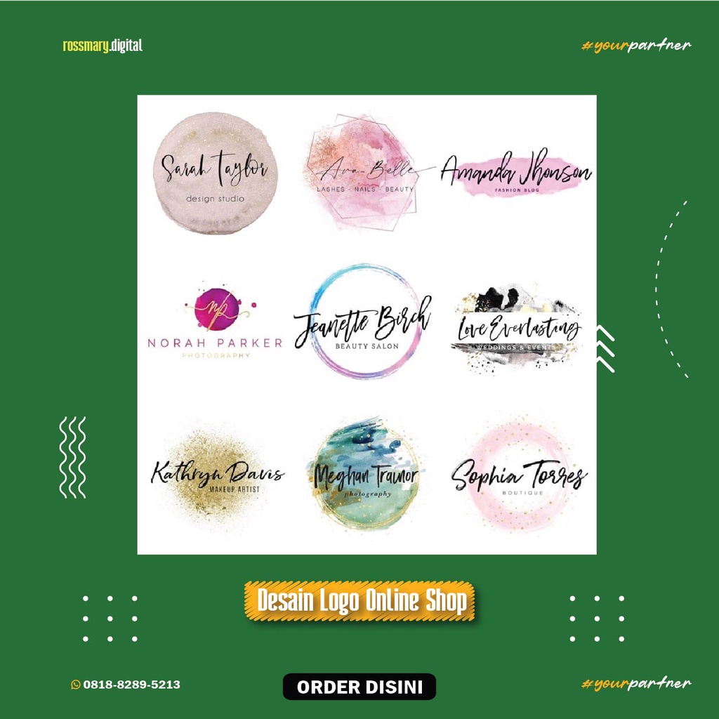 Desain Logo Online Shop