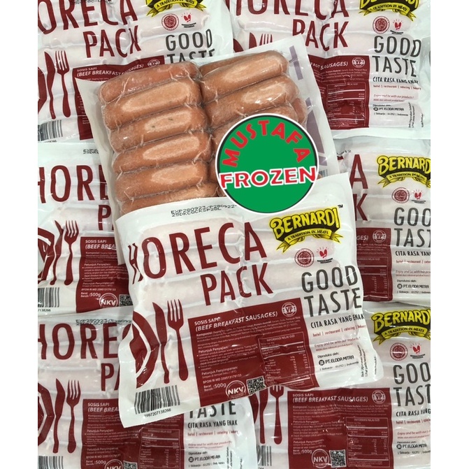 

Bernardi Sosis breakfast sapi 500gr