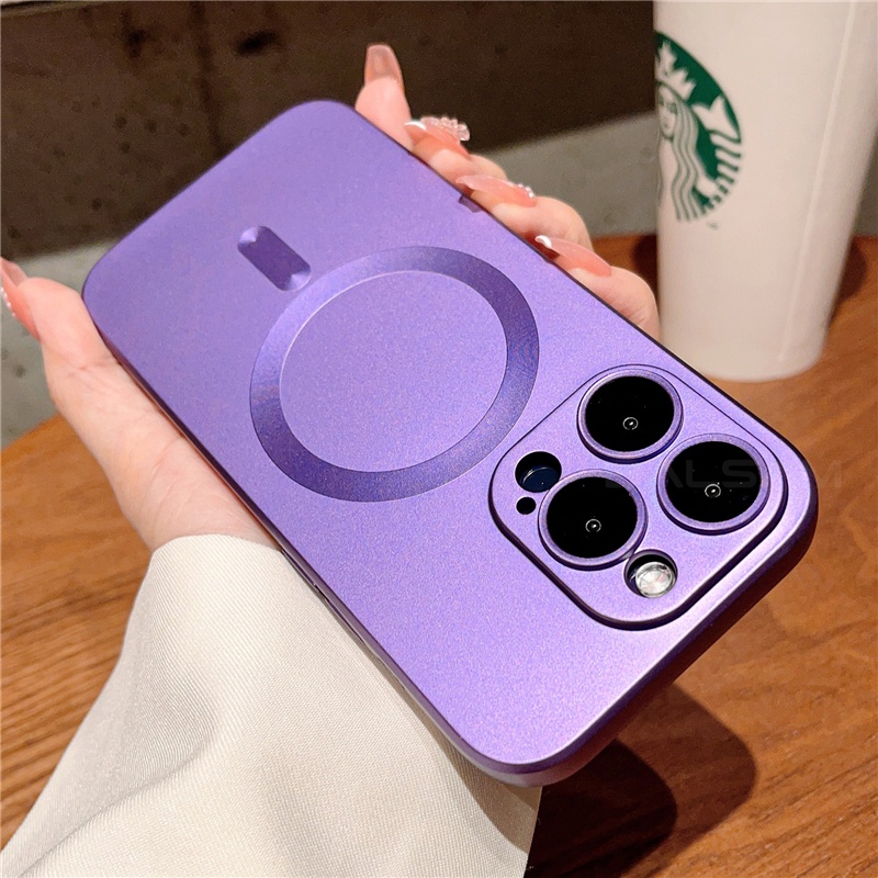 matte pelindung camera case iphone 14 pro max premium  14 plus casing iphone 14 13 12 pro max Magnetik ring Silikon shockproof Fully closed to protect the mobile  Soft case