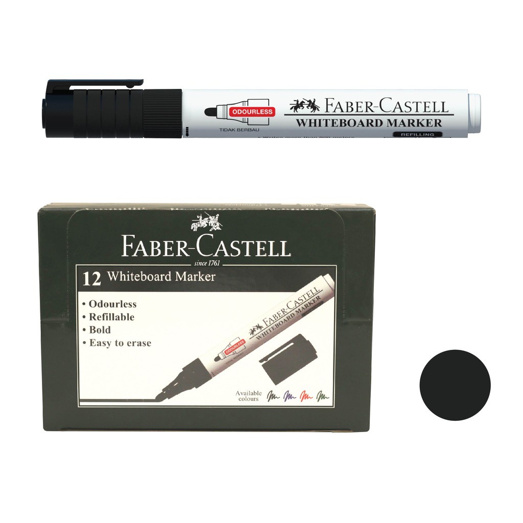 

Spidol Faber-Castell Whiteboard Marker Pen Eco Papan Tulis