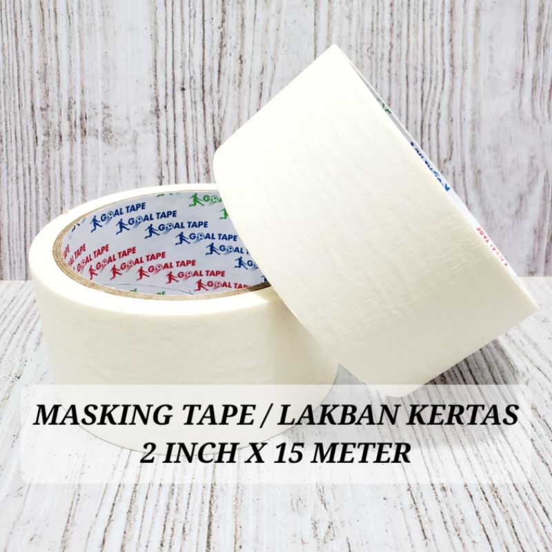 

MASKING TAPE / LAKBAN KERTAS BESAR 2 inch