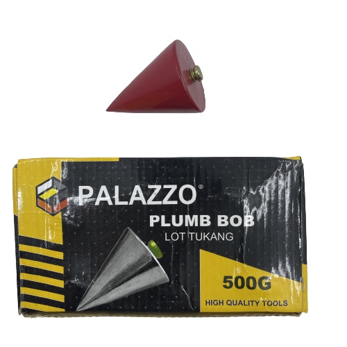 Palazzo Lot Tukang 500g Bandul Timbangan Plumb Bob Kerucut 500gr
