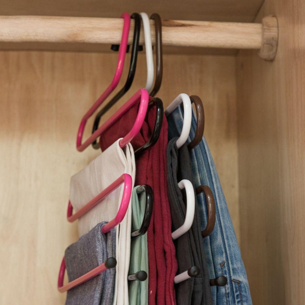 Solighter Rak Celana 5layer Alat Penyimpanan Rumah Tangga Organizer Baju Celana Storage Hanger