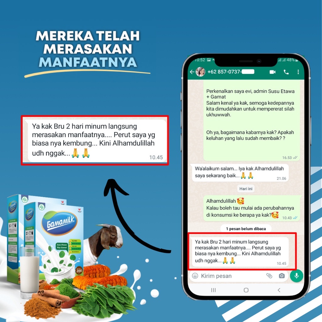 Gamamilk Susu Etawa Solusi Asam Lambung, Maag, dan Gerd Cocok Untuk Dewasa dan Anak