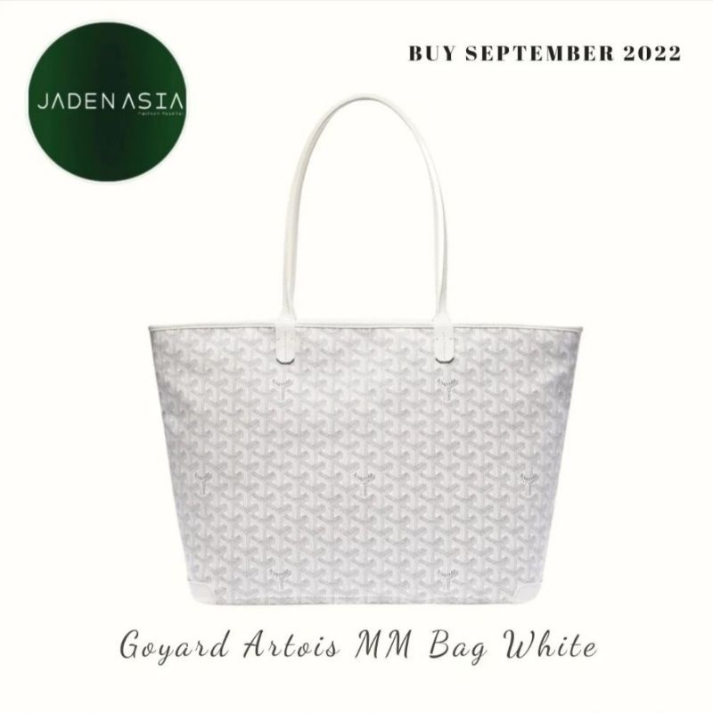 Goyard Artois MM White