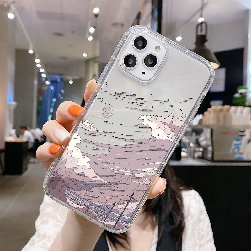 Casing Silikon Xiaomi Redmi 9C 9A 10A 10C 11Pro 10Lite 10X 8A Note 11S 11T 8T 8Pro 9S 9Pro Max 7S 10Pro 10i 12T Pro Motif Lukisan