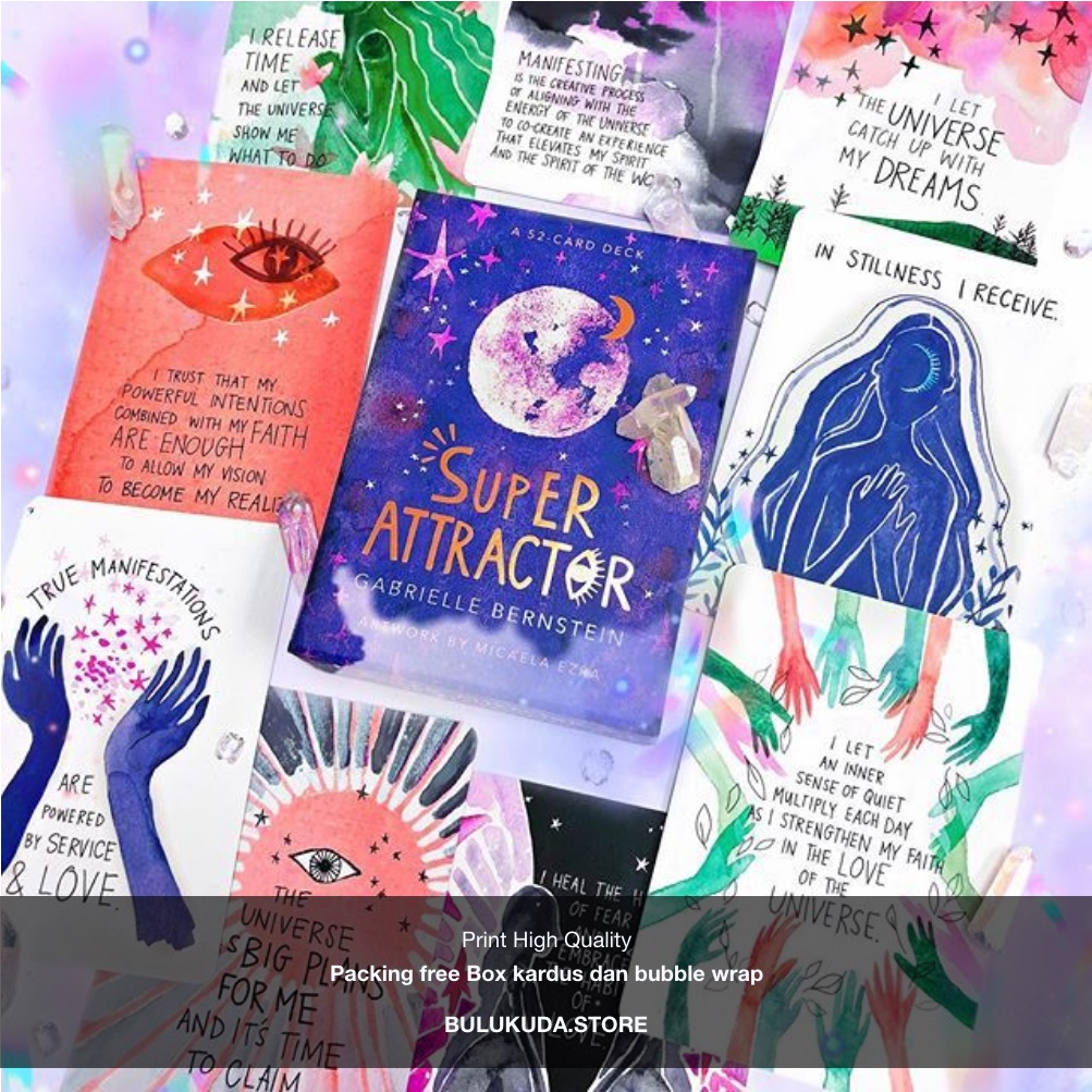 [COD] Super Attractor Oracle By Garielle Bernstein a 52 Card Deck with PDF E-Guide | Kartu BoardGame