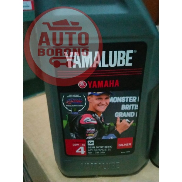 OLI YAMALUBE SILVER OIL 20W-40 API SJ ISI 0.8L OIL MOTOR NON MATIC ORIGINAL YAMAHA LUBE