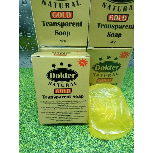 Sabun Dr Gold - Natural Transparant Soap 60 gr BPOM ( Satuan )