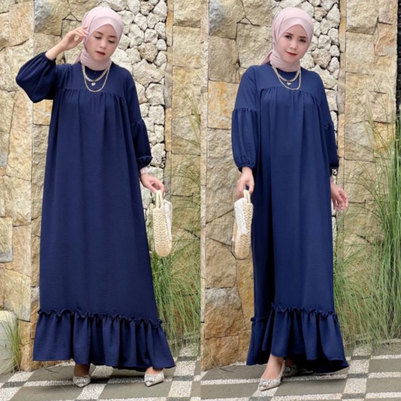 MAHIMA DRESS / GAMIS POLOS / GAMIS PREMIUM / GAMIS CRINKLE / BATIK PEKALONGAN