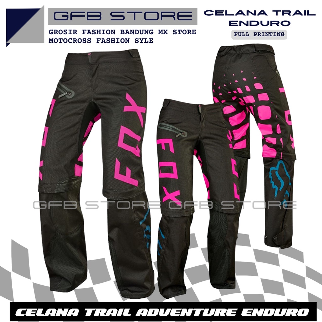 Celana Trail Enduro Adventure Motocross Gas track lingkar besar